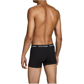 JACK & JONES Huey Boxershorts 7 Einheiten Black / Detail Black / Black 2XL