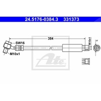 ATE 24.5176-0384.3 für Opel