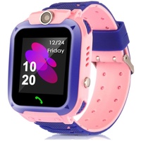 Kinder Smart Watch Telefonuhr, LBS Tracker Smart Watch für Kinder Wasserdichter Touchscreen Kinder Smartwatch für Jungen Mädchen 3-13 Jahre Kind...