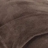 buttinette Wellness-Fleece schlicht dunkelbraun 1 m