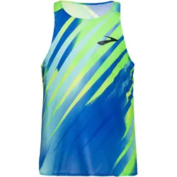 Brooks Elite Funktionstank Herren in mavericks zag, Größe XL - blau