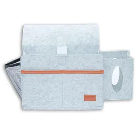 Intirilife Betttasche 41 x 29 x 11,3 cm 1-tlg. Grau