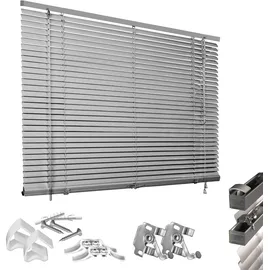 Good Life Klemmfix-Jalousie Matti 160 x 160 cm Silber