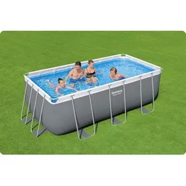 BESTWAY Rahmen-Gartenpool 412 x 201 x 122 cm inkl. Filterpumpe