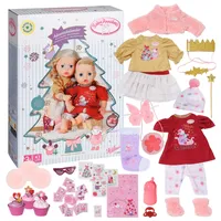 Zapf Creation Baby Annabell Adventskalender mit 24 Überraschungen, enthält Kleidung und Accessoires für 43 cm Puppen, 709634