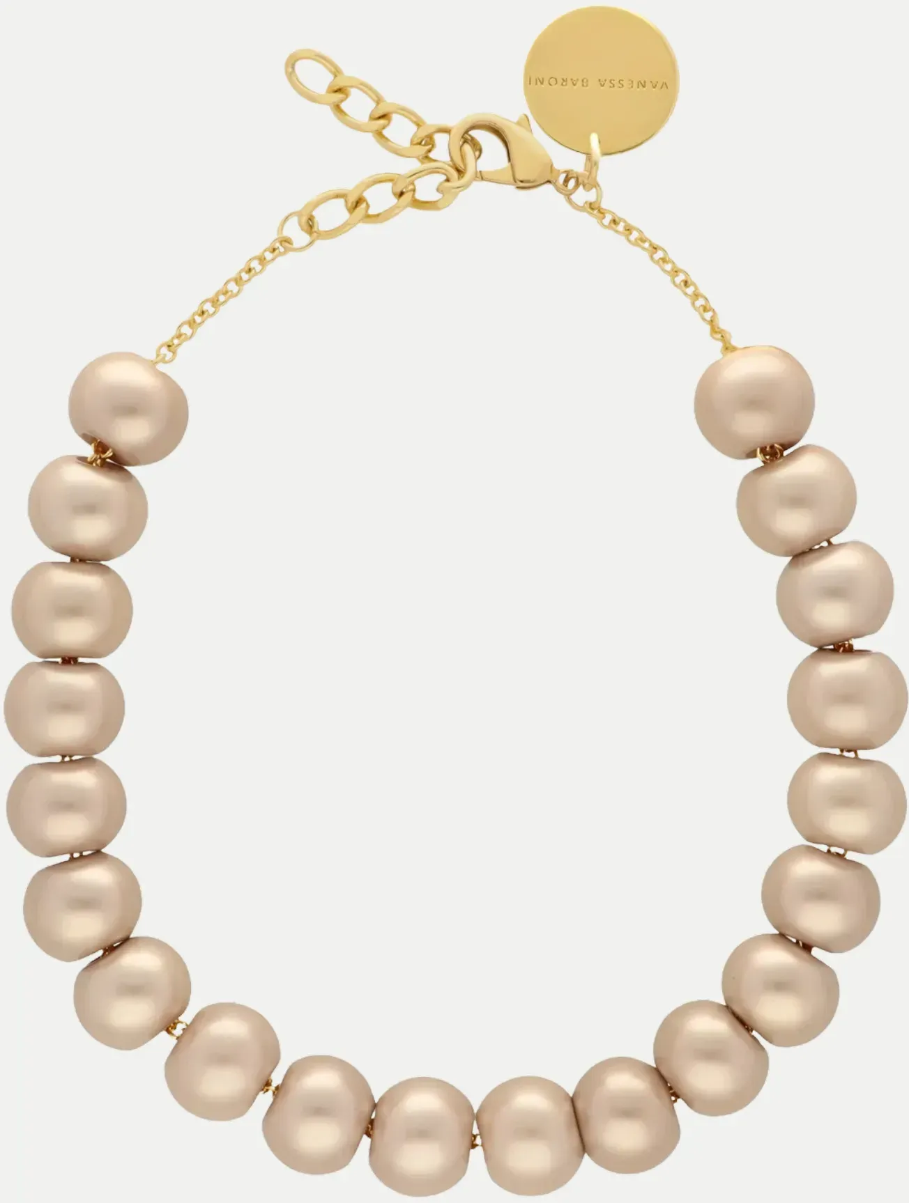 Halskette Small-Beads Necklace Braun