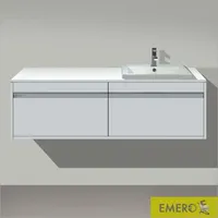 Duravit Ketho Waschtischunterschrank, 2 Auszüge, KT6797R1818,