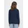 Oxmo Rollkragenpullover Blau M