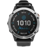 Garmin Fenix 6 Solar silber/schwarz (010-02410-00) silber/schwarz | Zustand: gut | AN550382