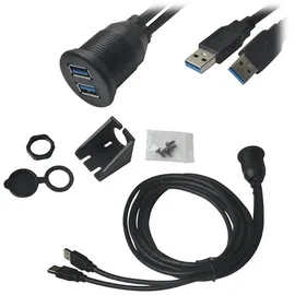 Aukson USB 3.0 auf USB 3.0 1 m Schwarz