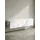 KADIMA DESIGN Lowboard 120x30x30 cm Weiß Metall