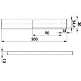 naber gmbh Naber Stretto LED, Unterboden-/Nischenleuchte, Set-5, alufarbig 7062205