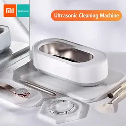 Youpin EraClean Ultraschall-Profi-Reinigungsmaschine, 45.000 Hz, Hochfrequenz-Vibration, leicht, für Brillen, Schmuck, Ringe, Münzen, Spielzeug weiß