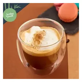 Bambuswald Kaffeeglas 0,24 l