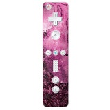 DeinDesign Skin kompatibel mit Nintendo Wii Controller Folie Sticker pink Marmor Glitzer Look