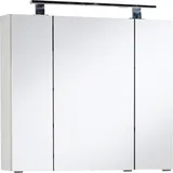 Saphir Spiegelschrank »3400 Basic« Breite 80 cm, weiß