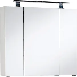 Saphir Spiegelschrank »3400 Basic« Breite 80 cm, weiß