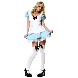 Leg Avenue Kostüm Sexy Alice im Wunderland, Verführerisches Märchen Kostüm für Damen blau L