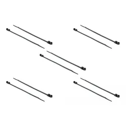 Delock Cable Tie with Fastening Eyelet - Kabelbinder - 16 cm - Schwarz (Packung