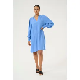 Kaffe Kleid Blusenkleid Blau 44