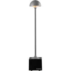Flora Tischleuchte Outdoor mit Touchdimmer Grau