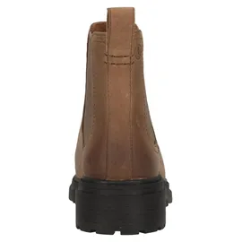CLARKS Leder-Chelsea-Boots in Hellbraun | Gr.: 37,5