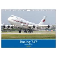 Calvendo Boeing 747 Kalender (Wandkalender 2026 DIN A4 quer),