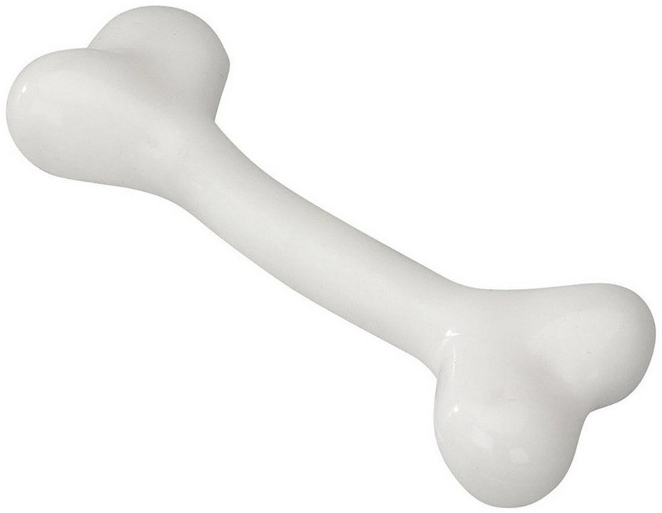 Europet-Bernina Spielknochen Hundespielzeug Gummi Bone Vanilla weiß, Größe: L / Maße: 20,25 cm