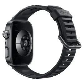 Huawei Fit 5 Pro BT 44 mm Titangehäuse Silber Fluorelastomerarmband Black