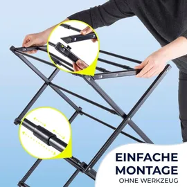 EasyMaxx 12 m schwarz