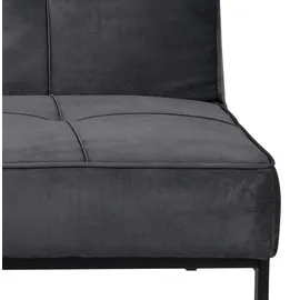 Actona Schlafsofa Perugia Stoff Grau Dunkelgrau