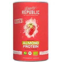 Harvest Republic Mandel Protein Pulver Erdbeere bio