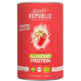 Harvest Republic Mandel Protein Pulver Erdbeere bio