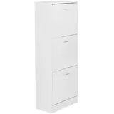 Möbel Boss Schuhkipper 50 x 125 x 24 cm weiß