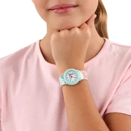 Prinzessin Lillifee Quarzuhr 2037728 grün Textilarmband bunt