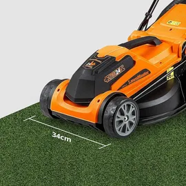 LAWNMASTER CLMF2434G inkl. 2 x 4,0 Ah