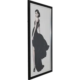 Kare DESIGN Wandbild 108 x 172 cm 64656 Diva Schwarz, Weiß Schwarz /