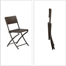 Relaxdays Bastian Set 3-tlg. Braun