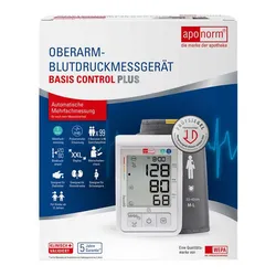 Aponorm Oberarm-Blutdruckmessgerät Basis Control Plus