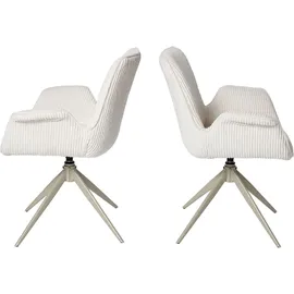 Jahnke Schalenstuhl BAT TWIST DUO Polyester weiß 2er Set