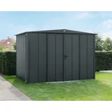 EcoStar Gerätehaus Elegant-S 3,03 x 2,38 m Anthrazitgrau