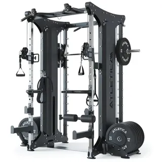 Atletica Dual Multipresse | Studio Qualität | 472kg Eigengewicht SCHWARZ No Size
