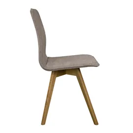 Andas Esszimmerstuhl »Rania« (Set) 2 Stk.Massivholzgestell, mit Keder braun