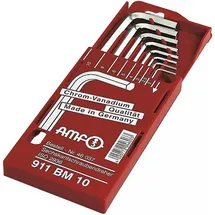 AMF Winkelschraubendrehersatz 911BM 8-tlg.Schiebekassette SW 2-10mm