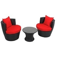 Garden Pleasure Linz Lounge-Set schwarz