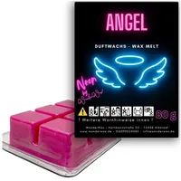 WonderWax Duftwachs WonderWax® Neon Duftwachs 6 Würfel, (Angel), Duftrichtung: Angel