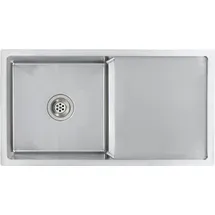 vidaXL Handgefertigte Küchenspüle Edelstahl vidaXL