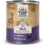 Wildes Land Classic Adult Wild mit Kürbis, Preiselbeeren, Wildkräutern und Distelöl 12 x 800 g