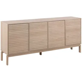 Actona Sideboard Eiche Holz, Eiche, massiv,furniert,massiv, 4 Türen, 4 E-böden, B: 180 cm Wohnzimmer, Kommoden (, Sideboards, Sideboards