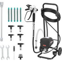 Vevor Airless-Farbspritzgerät Sprühgerät mit Standfuß 640 W 3000 psi